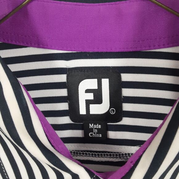 Footjoy Adult Mens L Metro West Golf Club Short Sleeve Polo Golf Shirt - Picture 4 of 7